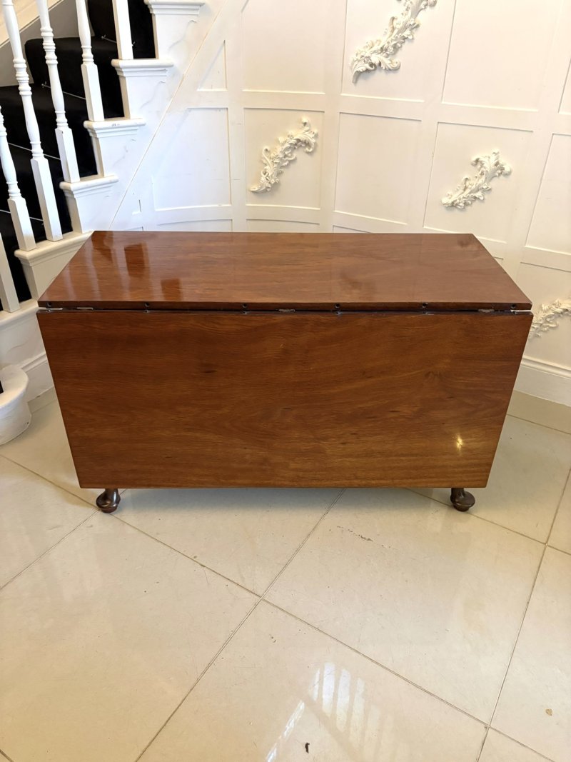 Antique Rare Georgian Figured Mahogany Metamorphic Dining Table Console Pair 12 Seater - Image 17